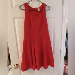 H and M red dress